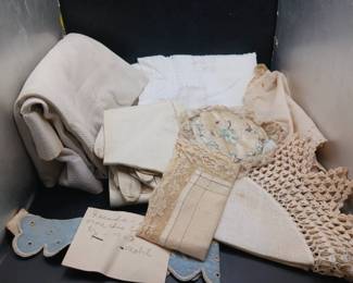 Miscellaneous Beige Cloths, Gloves, Etc...