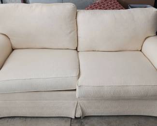 High-End Vintage Johnston Benchworks Yellow Sofa