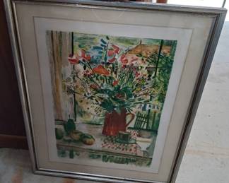 Painting Of Colorful Potted Flowers
