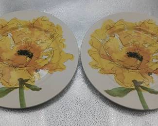 (2) Royal Stafford Sunflower Plates