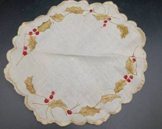 Small Circular Embroidered Cloth
