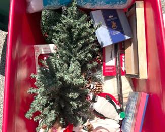 Vintage Christmas Mystery Lot with Ornaments & Trees