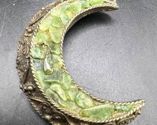 2” Brooch — Possible Jade, Missing Pin