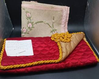 Red And Yellow Clutch & Floral Half-made Clutch