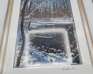 Winter Forest Painting
