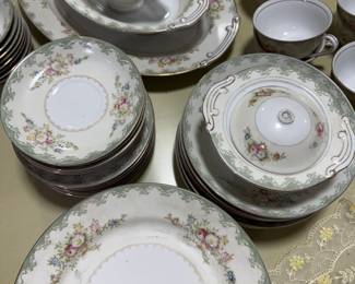 49 piece set of china $75