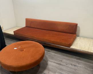 MCM Couch & Ottoman $3,000