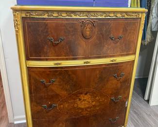 Louis XVI Chest of Drawers $495