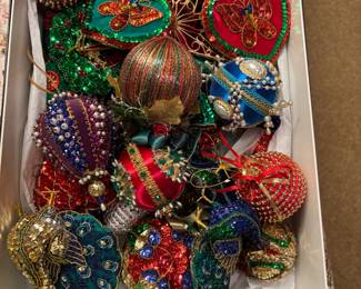 Vintage Christmas ornaments
