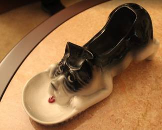 Vintage McCoy Ceramic Scottie Dog Dresser Caddy