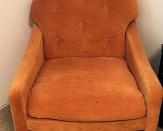 Art Deco Velvet Chair