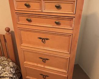 Antique Honey Lingerie Chest