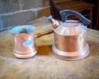 (2) Vintage Copper Items