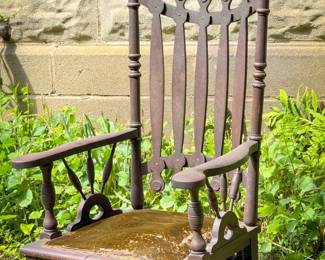 Throne-Like Antique Chair