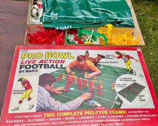 Marx Pro Bowl Live Action Football game from 1969