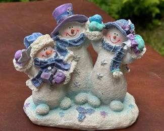 Adorable Snowman Figurine