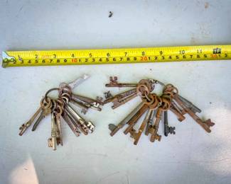 (2) Vintage Key Rings