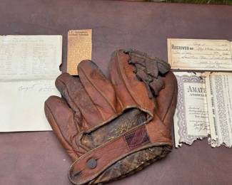 Baseball Glove Purchase In 1938