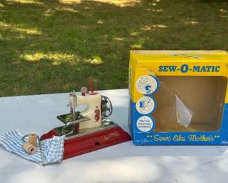 Vintage Sew-O-Magic Sewing Machine Toy