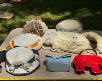 Vintage Hats & Purses