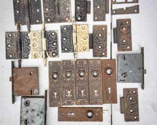 Beautiful Art Bronze Deco Door Fixtures & Parts