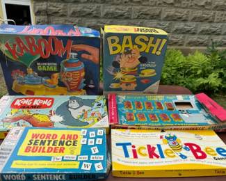 (7) Vintage Board Games & Toys – 1960s–70s Lot