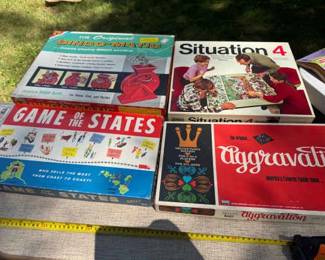 (4) Vintage Board games Feat. Aggravation