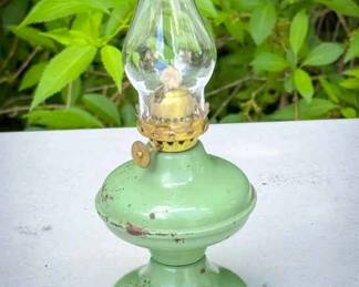 Vintage Tiny Oil Lamp