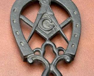 Metal Masonic Trivet