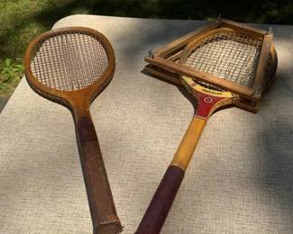 (2) Vintage Wooden Racquets