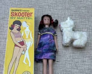 Mattel Barbie Skooter Vintage Doll