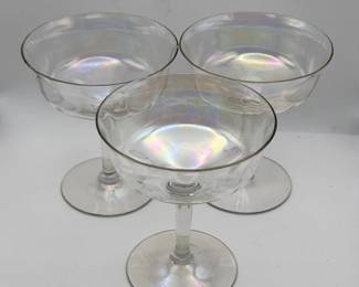 (3) Stout Stemware Glasses