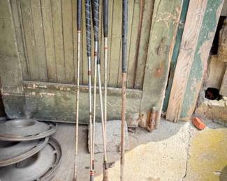 Mixed Vintage Golf Clubs