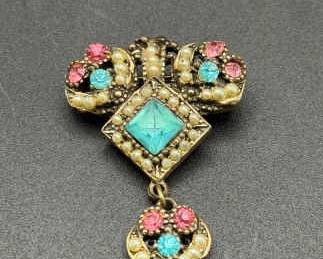 Vintage Rhinestone Brooch