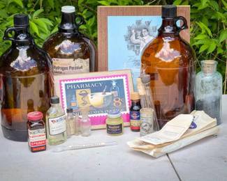 Vintage Pharmacy Supplies