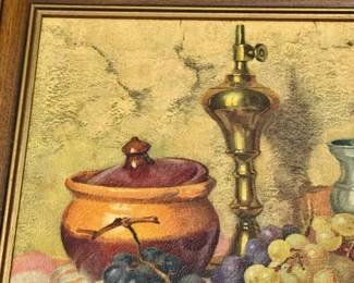 Still Life Print By French Artist Robert Chailloux
