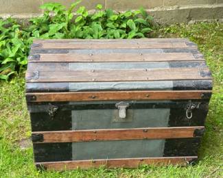 Blue Steamer Trunk
