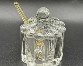 Vintage Glass Salt Cellar