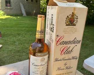 20” Canadian Club Blended Whiskey Bottle & Pump
