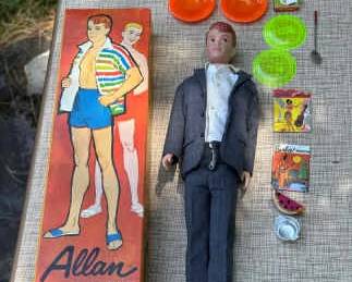 Mattel Barbie Vintage Allan Doll