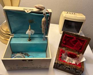 not a lot Jewelry, but you know pieces here and there we’ll have them all together in one spot up by checkout unless they’re bought first online