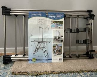 This is a drying rack for clothes