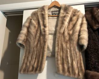 wonderful, vintage silver mink stole