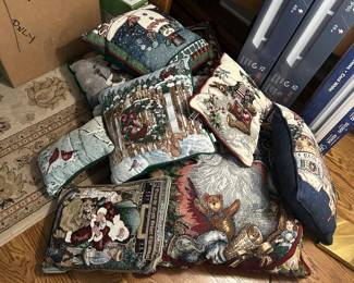 Choice of assorted seasonally topic, throw pillows