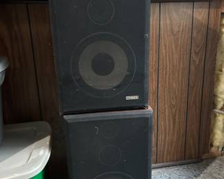 Pair of Fisher stand up floor speakers