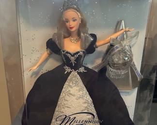 yes, we do have Barbie present at the sale here she is in all her finery
