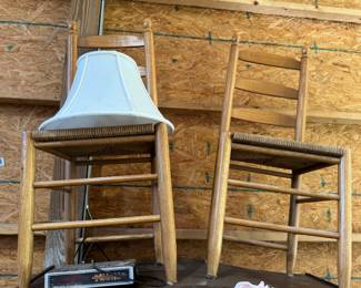 Ladder back chairs