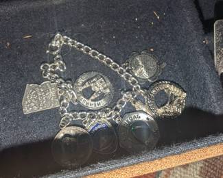 California dreams charm bracelet sterling