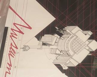 Donar poster for high museum construction