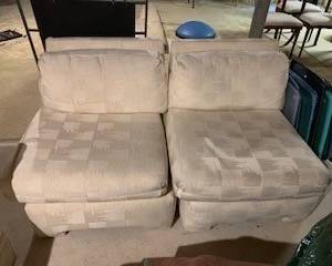 2 White Chairs